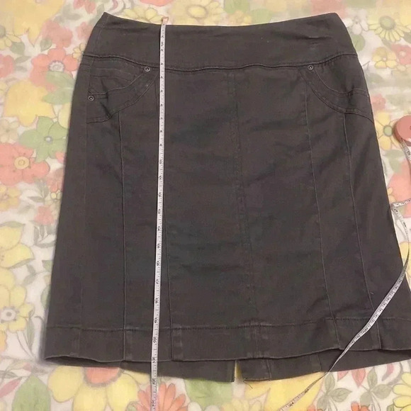 Vintage style cotton skirt Medium size interesting design - Picture 6 of 11